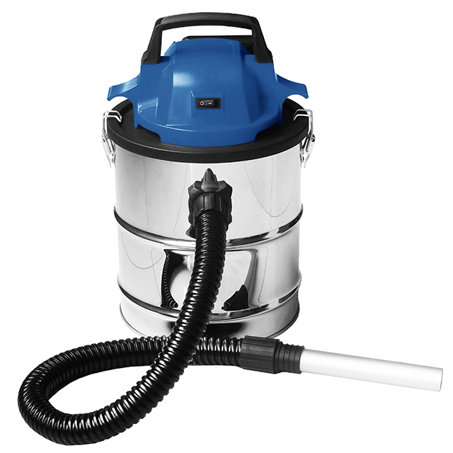 803-20L ferro ou tanque de aço inoxidável bateria sem fio de lítio-íon cinza aspirador para lareira, churrasqueira