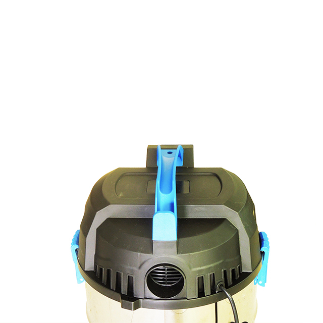 Aspirador de pó elétrico de tanque de aço inoxidável 308-35L a seco e úmido com corrimão